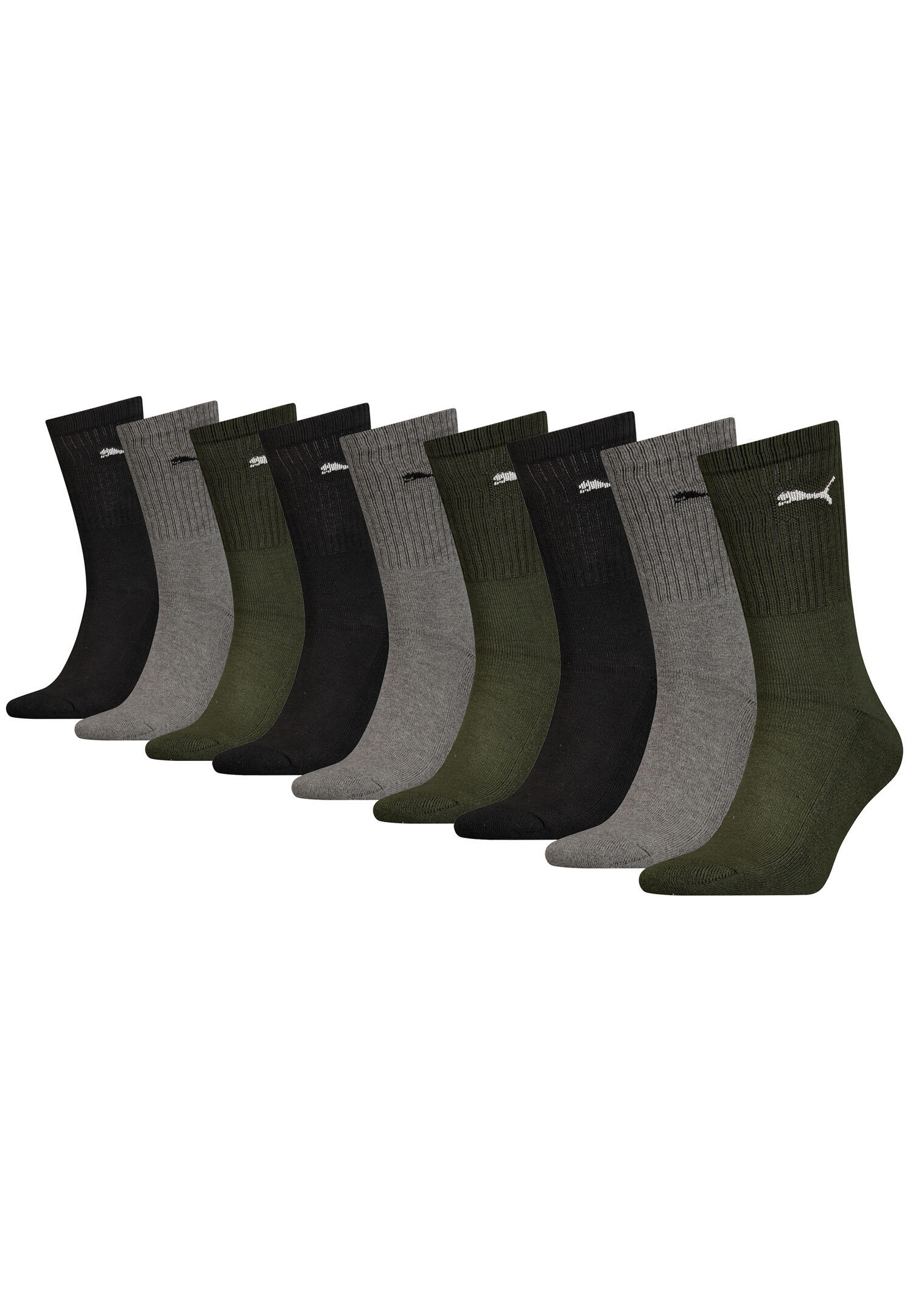 PUMA 9 Paar Puma Sportsocken Tennis Socken Gr. 35 - 49 Unisex für sie und ihn