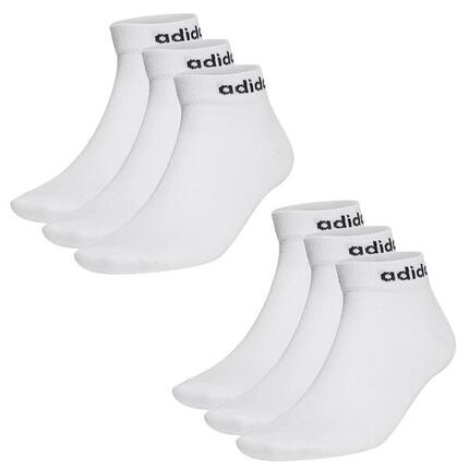 6 Paar adidas NC Ankle Performance Sneaker / Quarter Socken Unisex Kurzsocke