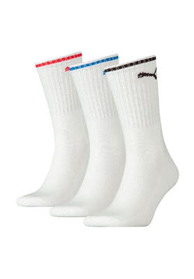 Puma Sportsocken Tennissocken Crew Socken Stripe Tennis Socken Unisex 3 Paar