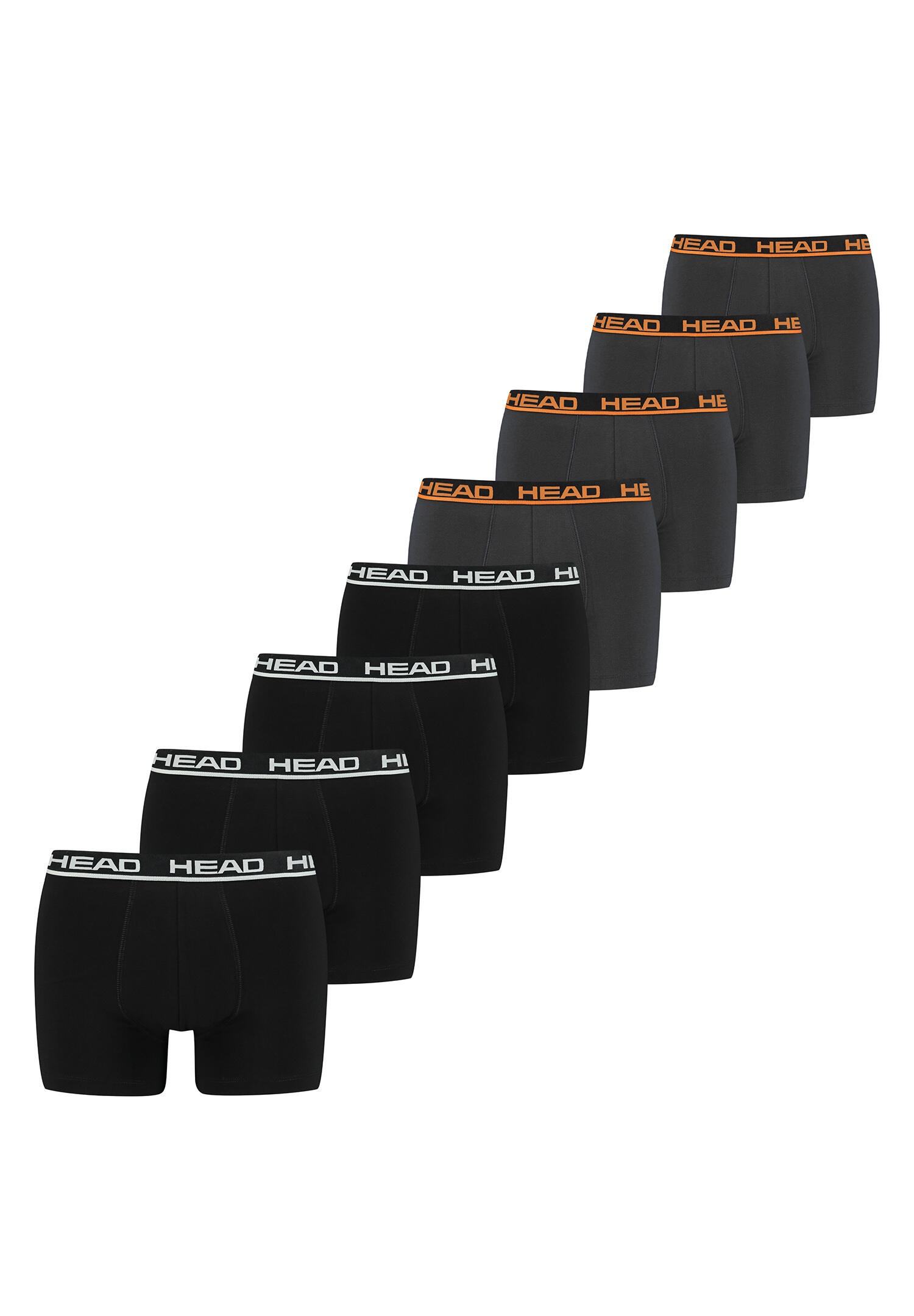 HEAD HEAD 8 er Pack Herren Boxer Boxershorts Basic Pant Unterwäsche