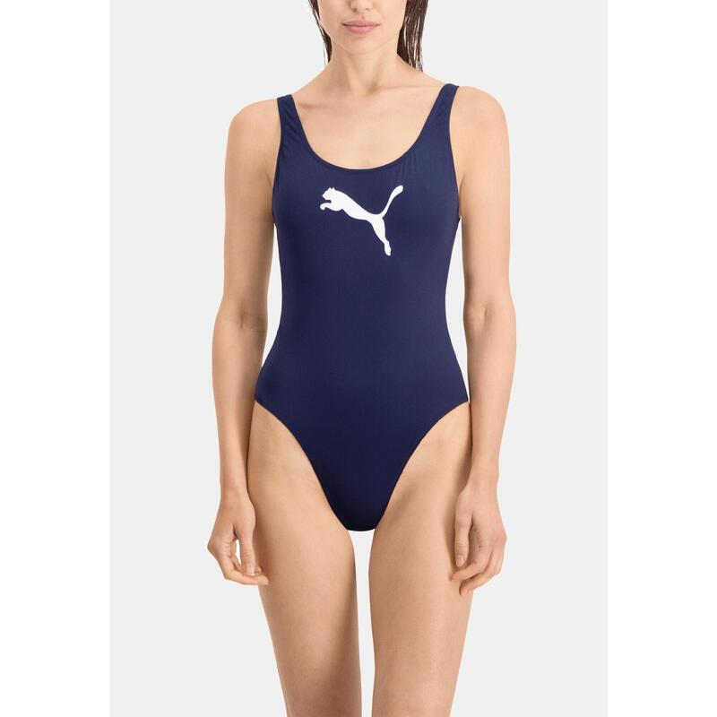 Costum de baie femei Puma Swim Women Swimsuit 1p, Albastru