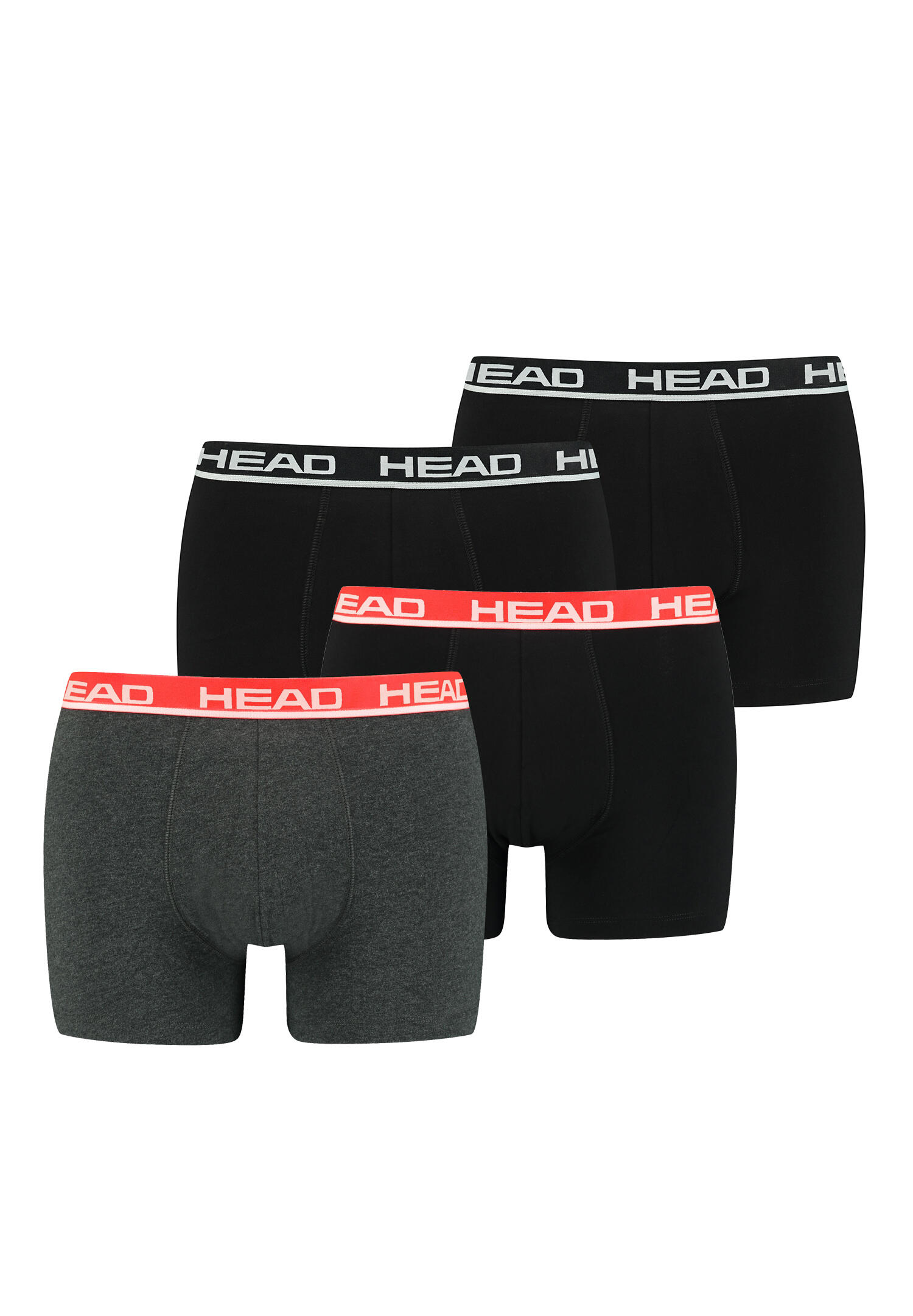 BOXERS 4 er Pack Head Herren Basic Boxer Pant Shorts Unterwäsche Unterhose 3/3