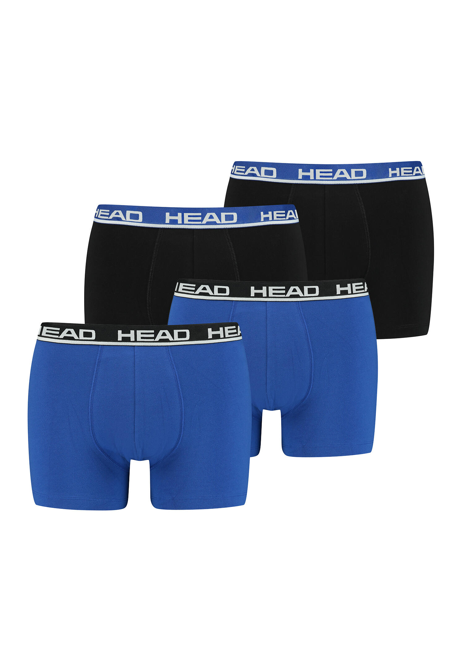 HEAD BOXERS 4 er Pack Head Herren Basic Boxer Pant Shorts Unterwäsche Unterhose