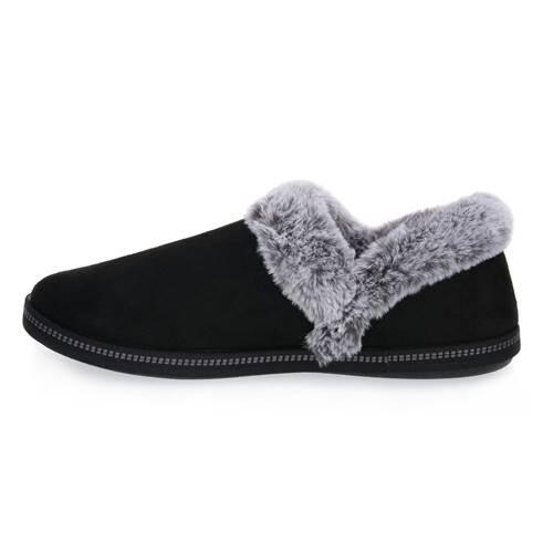 Skechers Damen Cozy Campfire - FRESH TOAST Hausschuhe Pantoffeln 167219 Schwarz 3/7