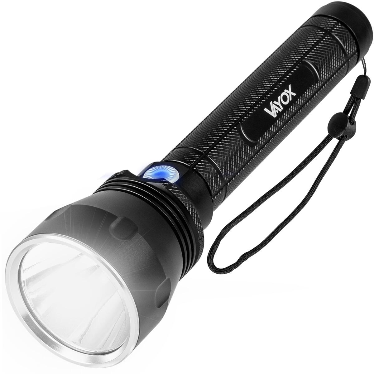 VAYOX Ruční svítilna VA0253, akumulátorová, USB-C, SFT40 20W, 1570lm