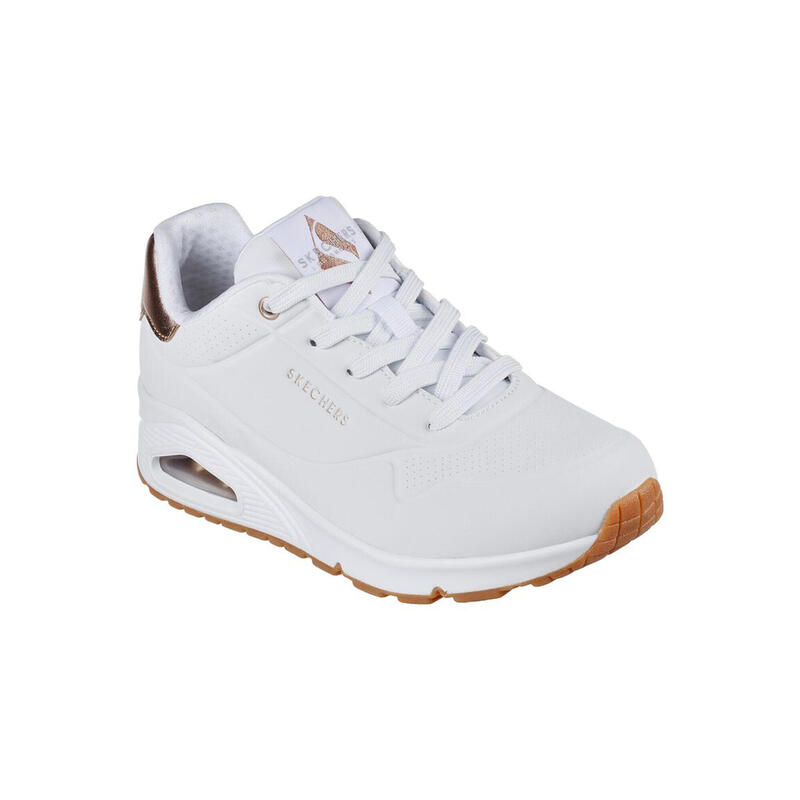 Baskets Femme Baskets Skechers UNO - GOLDEN AIR Blanc Blanc Skechers