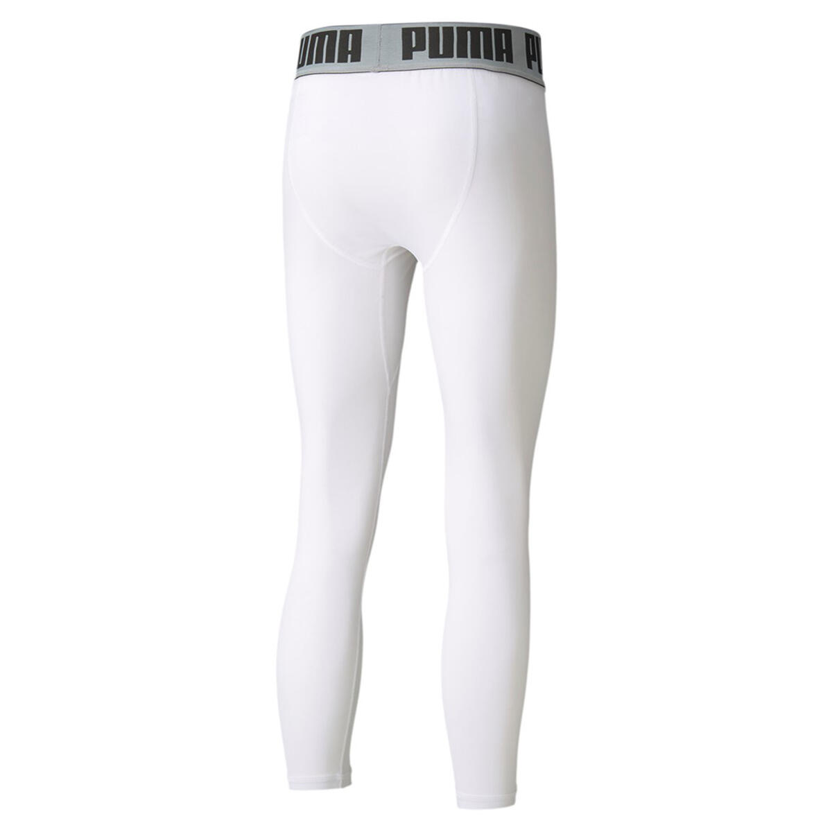 PUMA BBall Compression FL Basketball Hose Herren Sport Hose 605080 Weiß 2/2