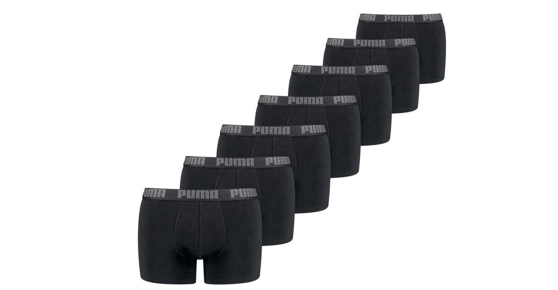 PUMA PUMA Herren Boxershorts 7er Pack Black