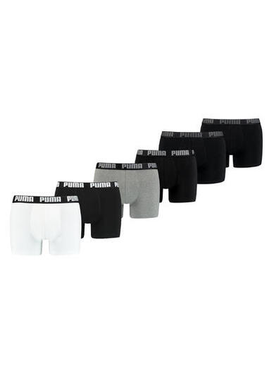 Boxer Hommes Pack de 6 Conforme à la silhouette-PUMA BASIC BOXER 6P ECOM