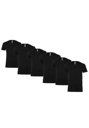 T-SHIRTS 6 PACK Puma Basic Crew T-Shirt Men Herren Unterhemd Rundhals