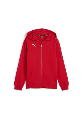PUMA Kinder teamGOAL Casuals Hooded Jacket Jr Kapuzenjacke 658596 01 rot