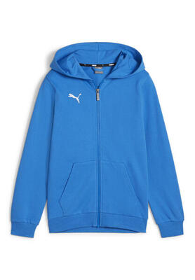 PUMA Kinder teamGOAL Casuals Hooded Jacket Jr Kapuzenjacke 658596 02 blau