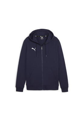 PUMA Kinder teamGOAL Casuals Hooded Jacket Jr Kapuzenjacke 658596 blau