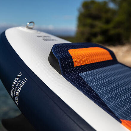 Nafukovací paddleboard SUP STX WS Hybrid Freeride 11'6'' BLUE/ORANGE 6/7