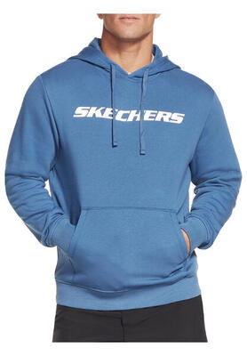 Skechers Heritage Pullover Hoodie. Herren. Sweatshirts. blau