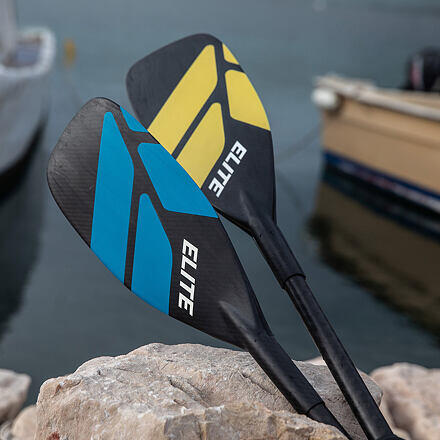 Wiosło SUP Gladiator Elite Full Carbon Yellow 3-częściowe