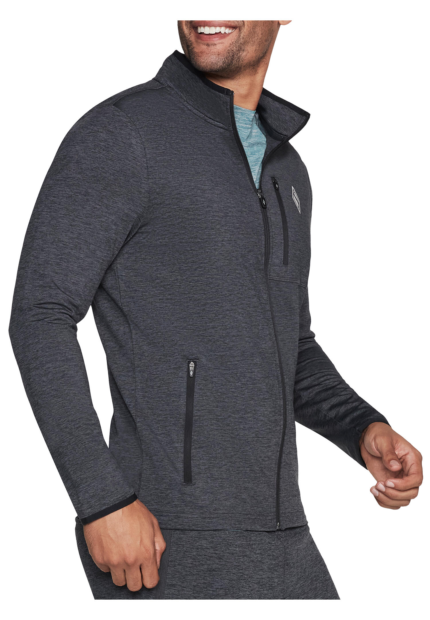 Skechers ULTRA GO Equalizer Jacket Sweatjacke Herren MJA251 917 CHAR grau 2/3