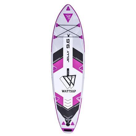 Nafukovací paddleboard SUP WATTSUP Jelly 9'6''x30''x5'' VIOLET/GREY 6/7