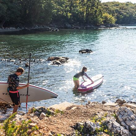 AQUA MARINA CORAL BT-23CTPR (Raspberry) Touring SUP opblaasbaar board Roze 7/7