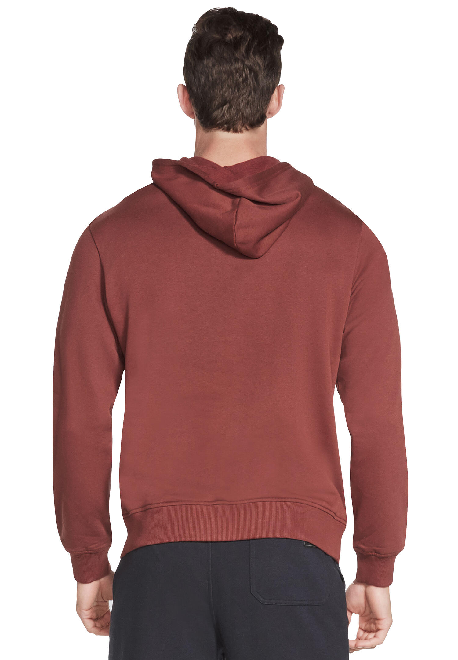 Skechers Apparel Heritage Pullover Hoodie Herren Kapuzensweatshirt MHD12 DKBR 2/2