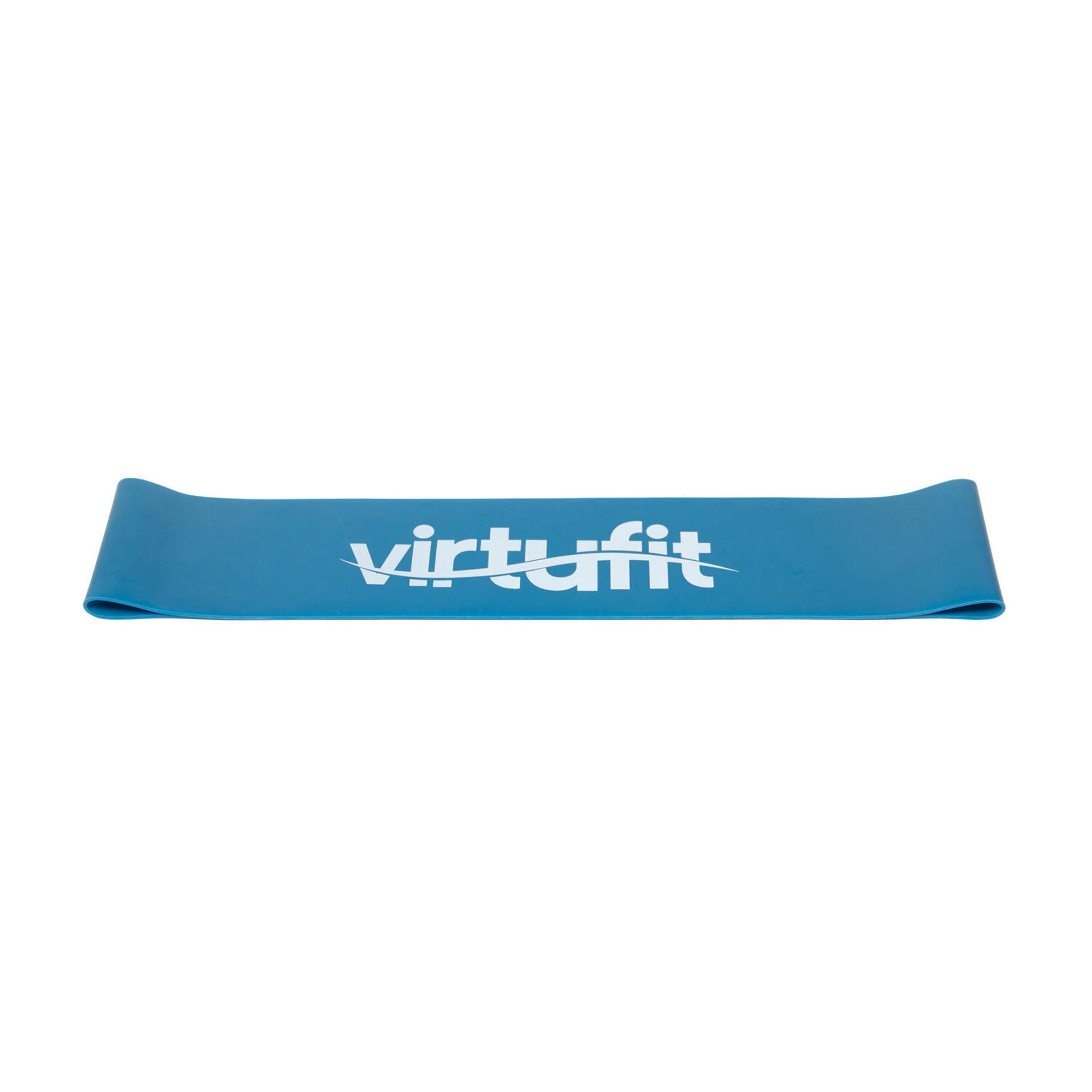 Virtufit - Mini Band - Bande De Résistance - Élastique De Fitness - Fort - Bleu - Bande Élastique - Bleu - 100 G - Decathlon