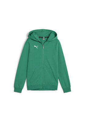 PUMA Kinder teamGOAL Casuals Hooded Jacket Jr Kapuzenjacke 658596 05 grün