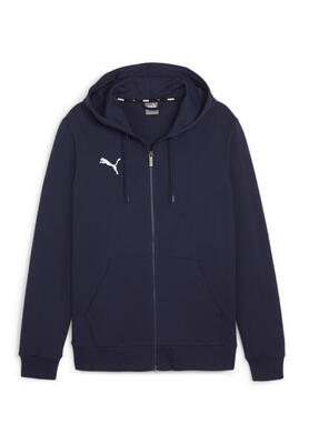 PUMA Herren teamGOAL Casuals Hooded Jacket Sweatshirt Pullover 658595 Navy