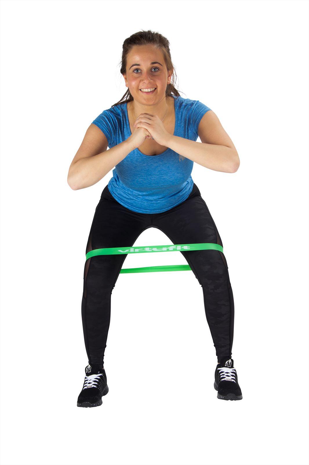 Mini Bande- Bande élastique de Fitness - Moyen - Vert 7/7