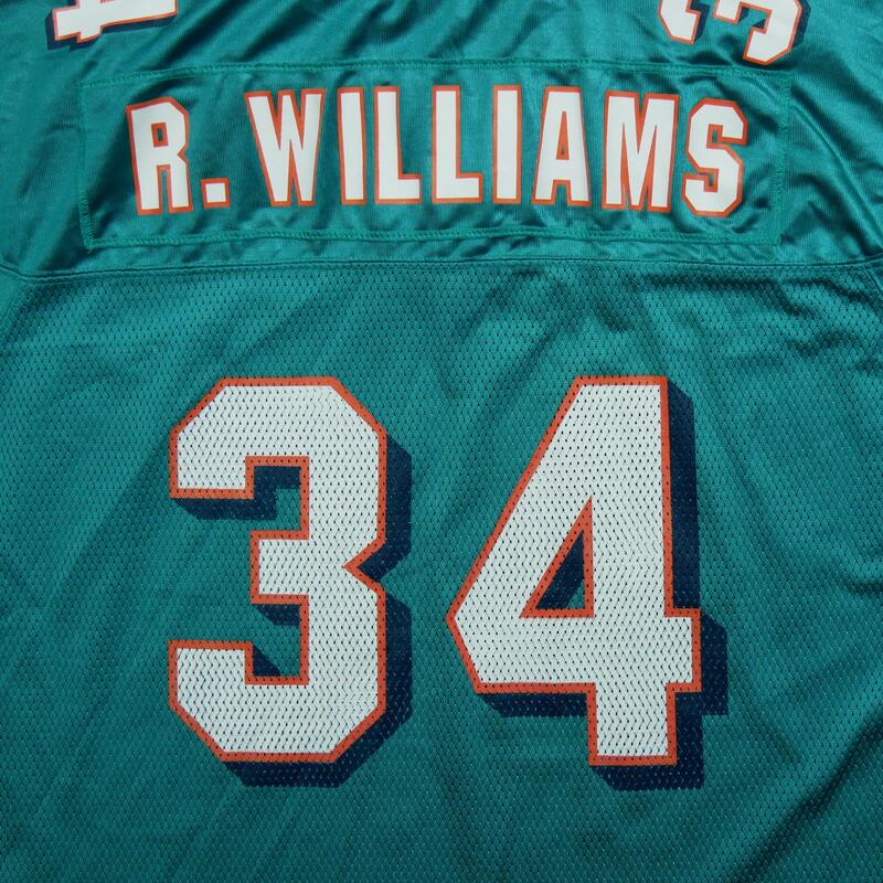 Segunda Vida - Camisa NFL Reebok Miami Dolphins R.Williams - Em muito bom estado