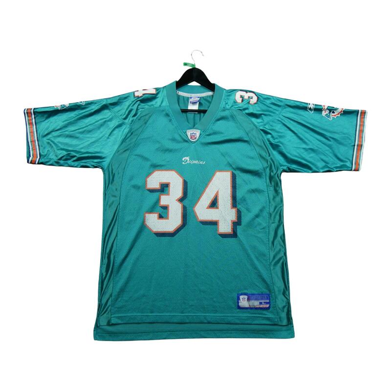 Segunda Vida - Camisa NFL Reebok Miami Dolphins R.Williams - Em muito bom estado