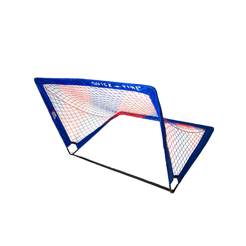 Paar POP UP doelen 1,2 x 0,9 m blauw/rood - POWERSHOT