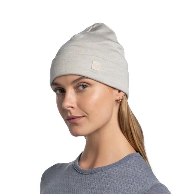Gorro Merino Heavyweight Unisex Buff Blanco 4/7