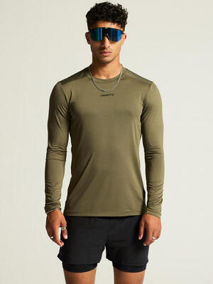 Craft adv essence 2 khaki heren t-shirt lange mouwen