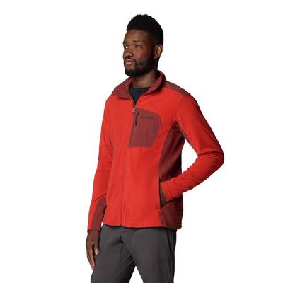 Columbia klamath range fleece-sweatshirt met volledige ritssluiting voor heren