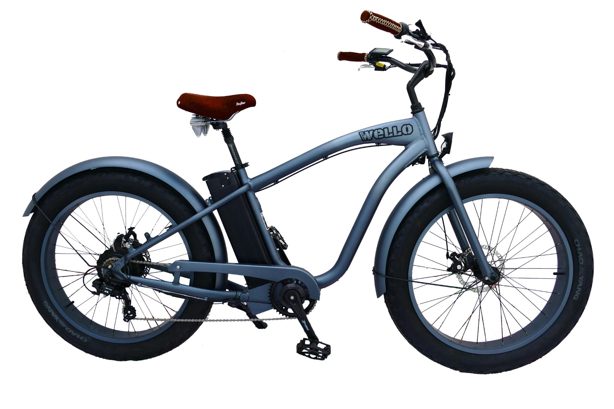 WELLOBIKES Beach Rider Fat Bike Elettrico Leggero