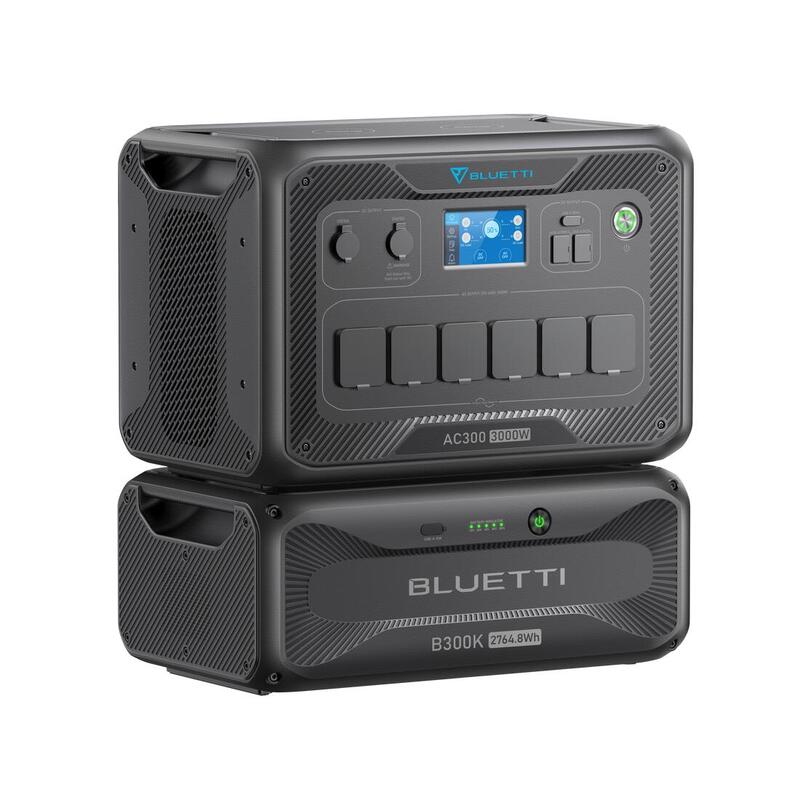 BLUETTI Batería Ampliable AC300+B300K 3000W/2764.8Wh, para Camping, Emergencia