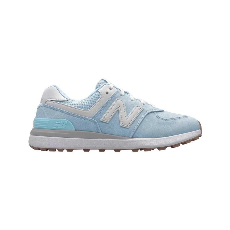 New Balance 574 Greens V2 2024, Zapatos Golf Mujer, Azul Claro