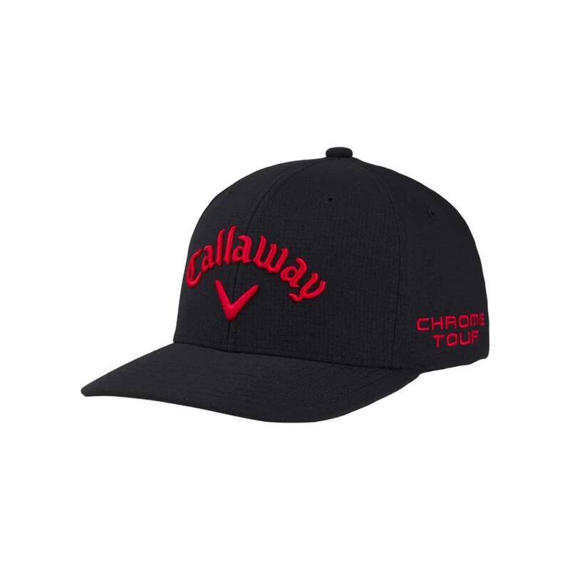 Casquette homme Callaway New TA Performance Pro, noir/rouge