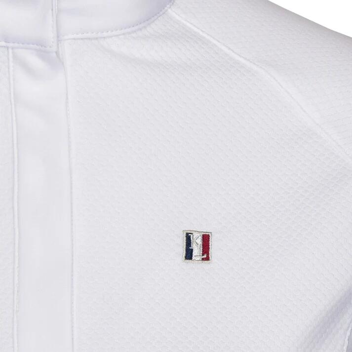 Chemise de Compétition Kingsland Classique - Blanc 2/3
