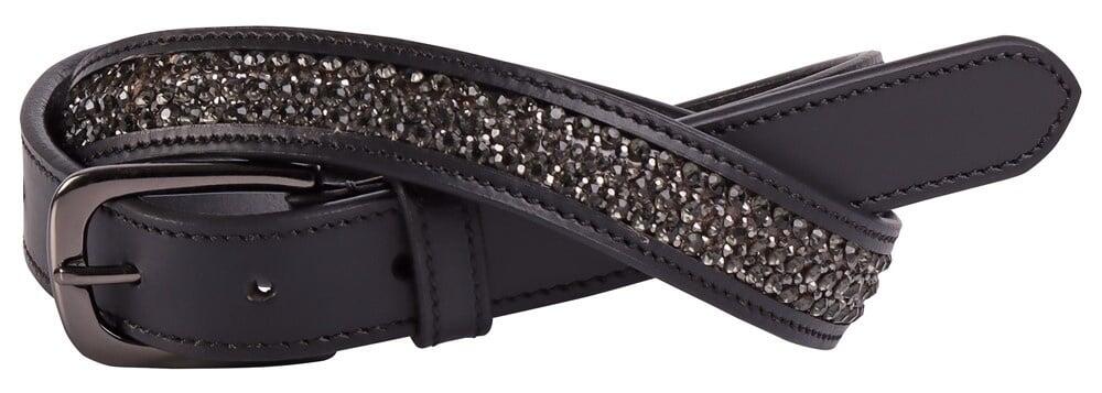 Harry's Horse Ceinture Cuir Cristal - Noir Gunmetal 3/3