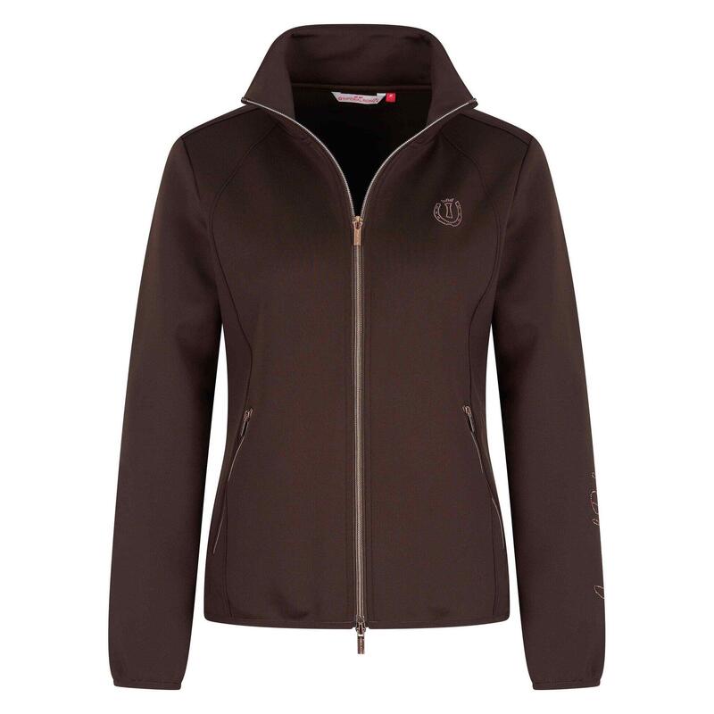 Imperial Riding Cardigan Sporty Sparkle - Marron