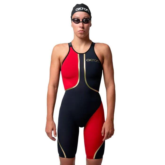 Kombinezon Z Odkrytymi Plecami Akron Venom Hero – Niebieski/Czerwony Rozmiar 20