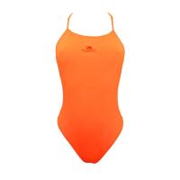 Maillot de bain confort Turbo Sirène - Orange 3/4