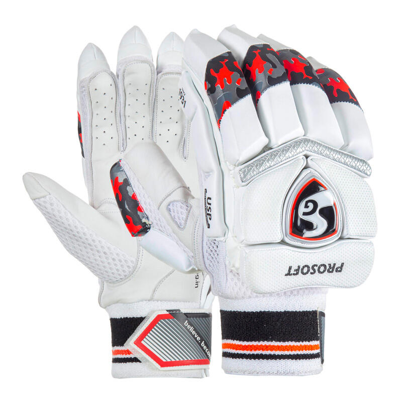 SG Prosoft Cricket Batting Gloves Multicolor For Right Hand Batsman