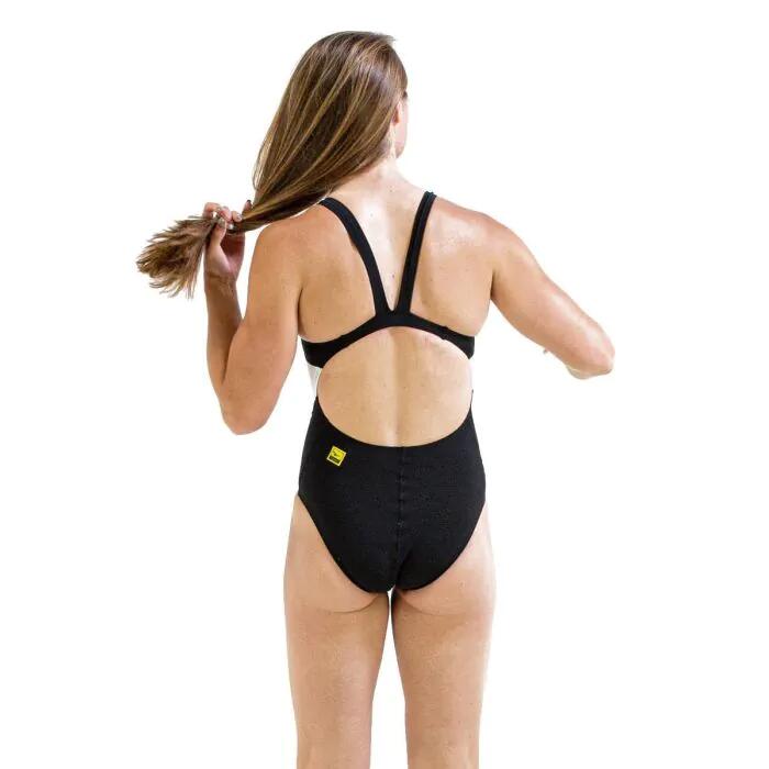 Maiô Finis Bladeback Feminino - Preto/Branco 2/5