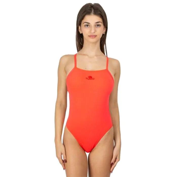 Turbo Womens Energy Swimsuit - Red 1/4