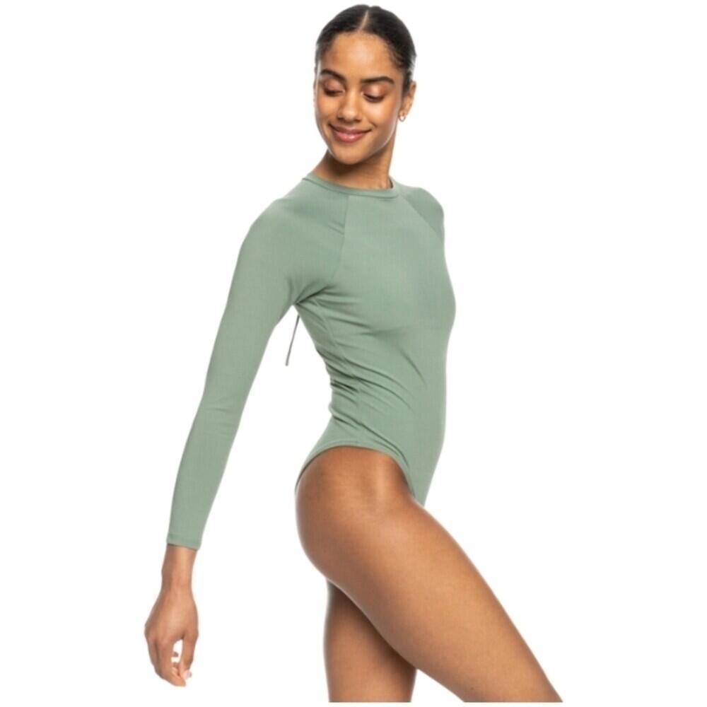 Women's Pro The Overhead Long Sleeve One Piece Swimsuit ROXY Decathlon