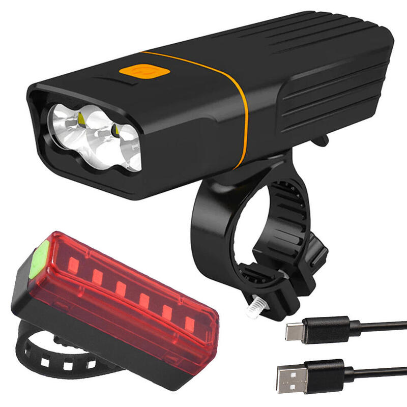 Fietsverlichtingsset LED - Voorlicht Achterlicht - MTB/Racefiets