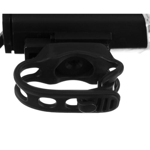 Feu avant de vélo LED 300 lumens - rechargeable par USB 3/4