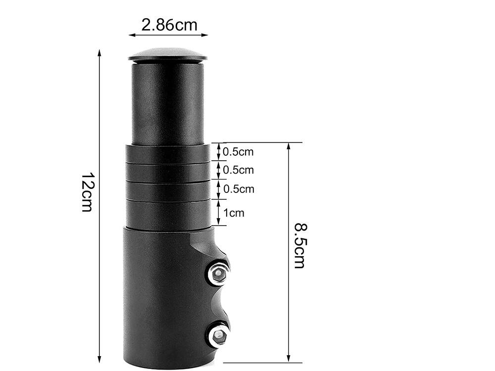 Potencia de extensión 28,6 mm (1,1/8") - Adaptador de altura ajustable Ahead 7/7